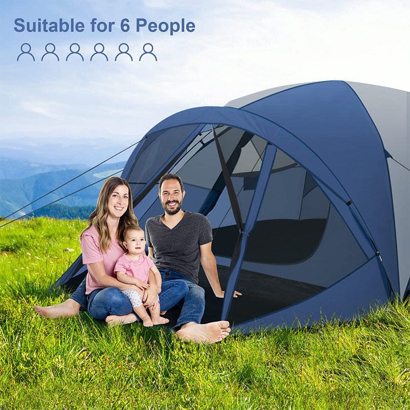 Outdoor Hiking Portable Easy Camping Tent for 3 -5 Person Doba